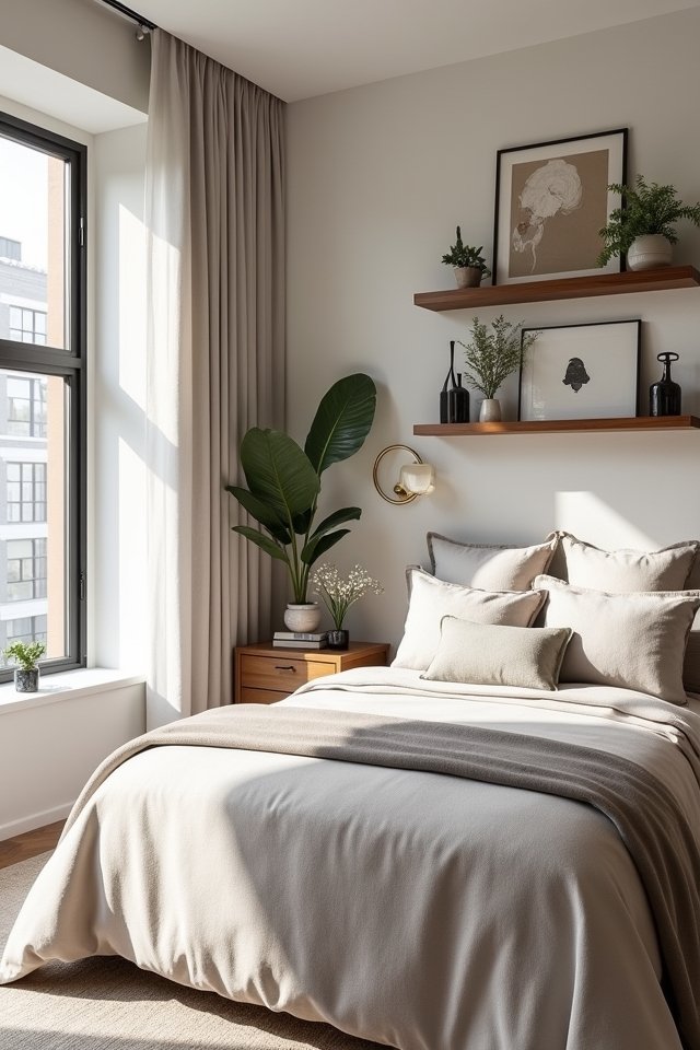 transform walls with shelves