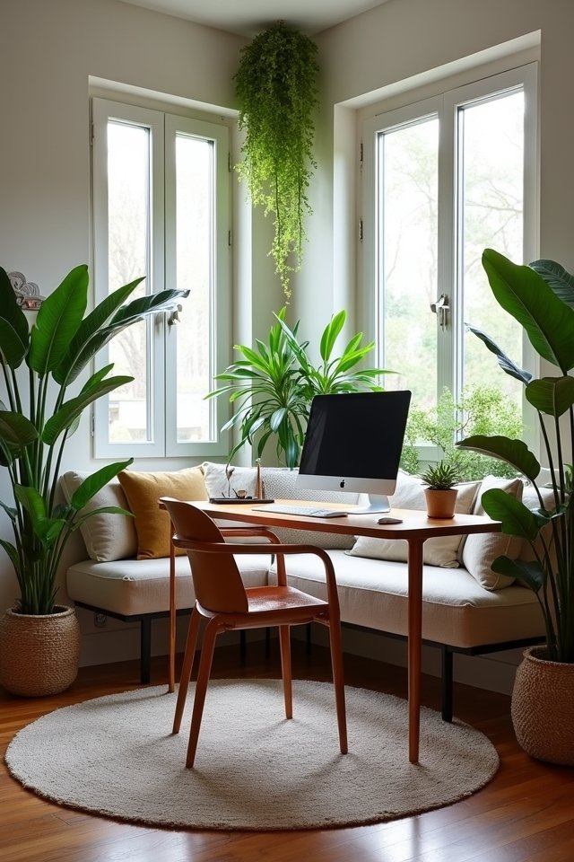 transform workspace with greenery