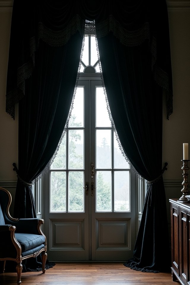 transformative gothic curtain elegance