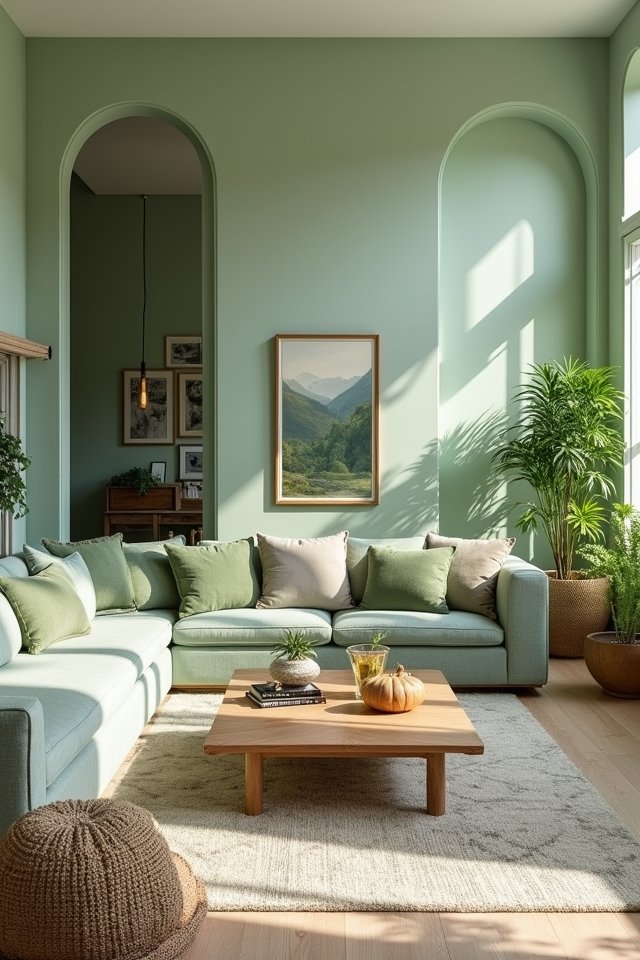 transformative light green oasis