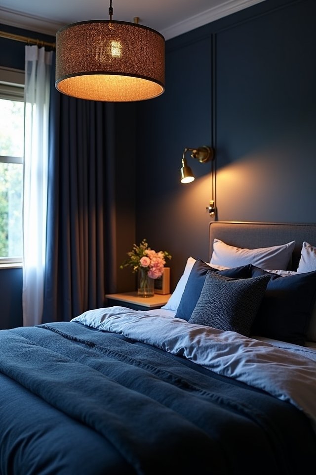 transformative navy lighting ideas