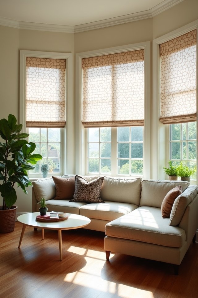 transformative patterned window treatments