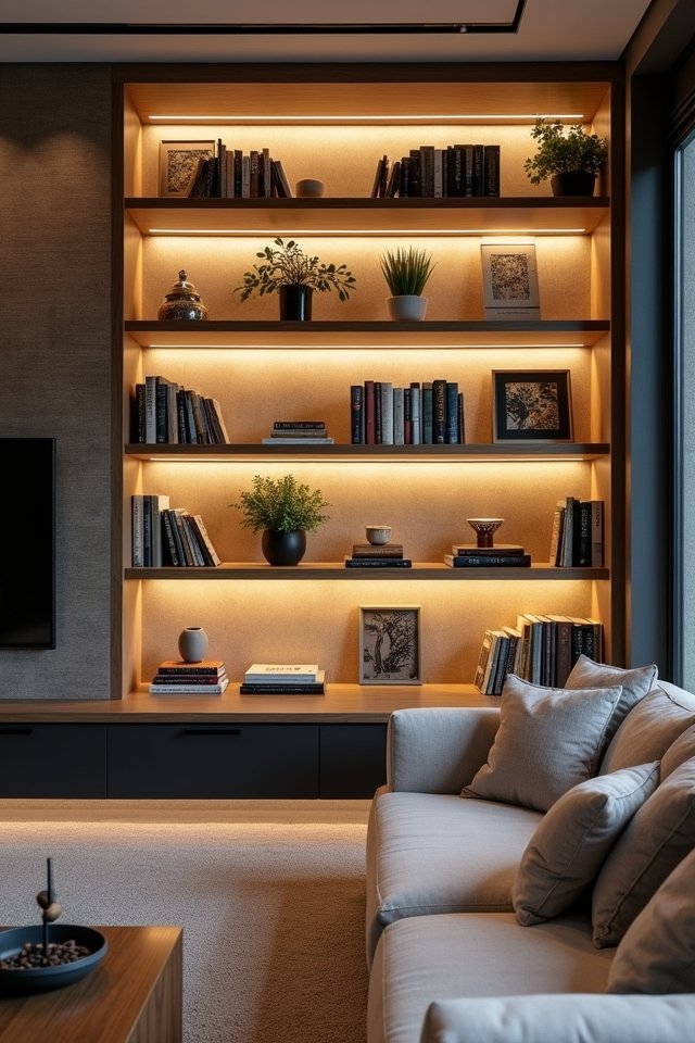 transformative shelf lighting ideas