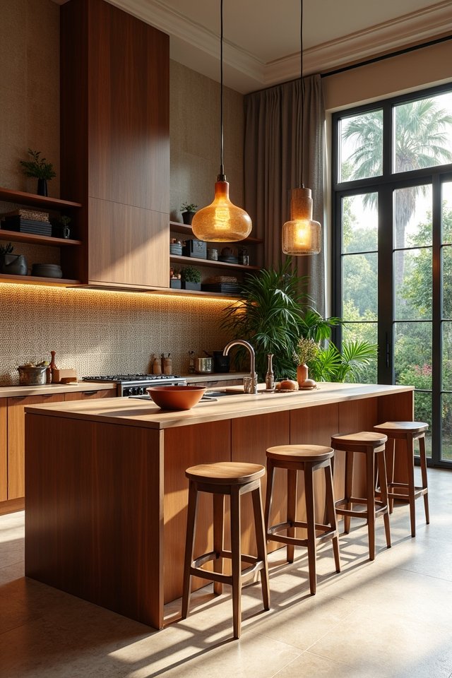 transformative statement kitchen lighting