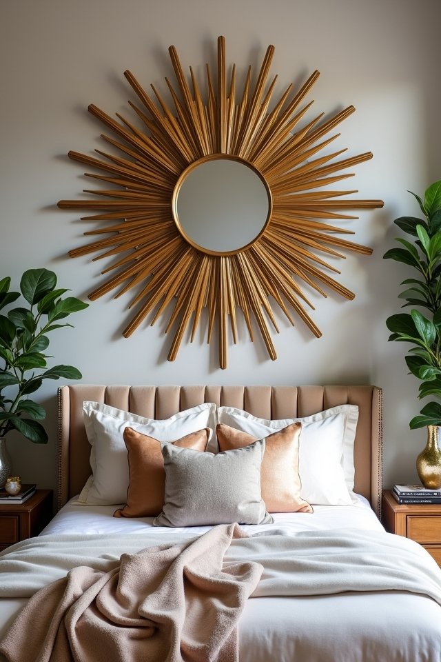 transformative sunburst mirror art
