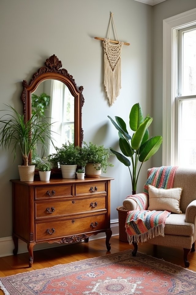 transformative vintage mirror decor