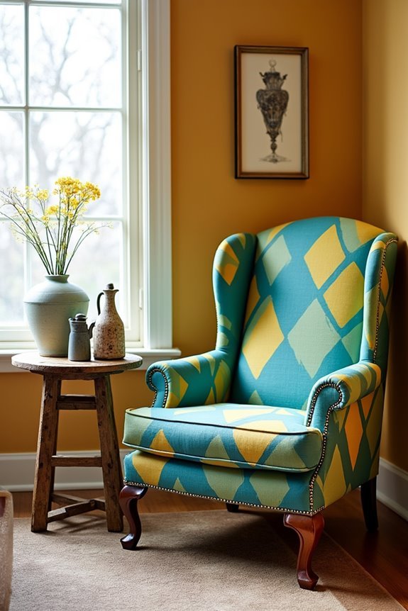 transformed thrift store chairs