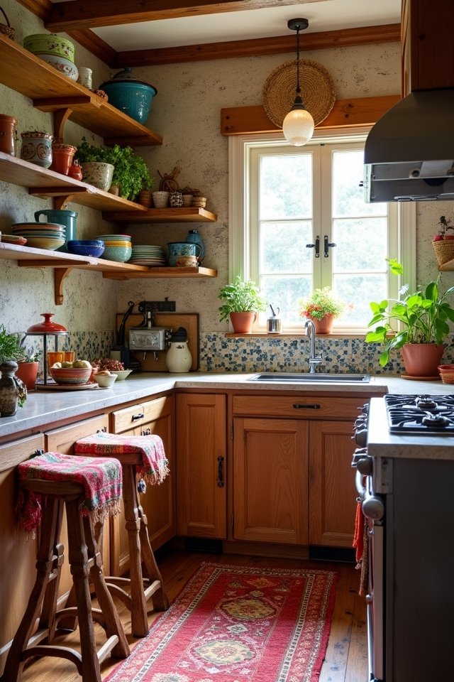 travel inspired kitchen decor