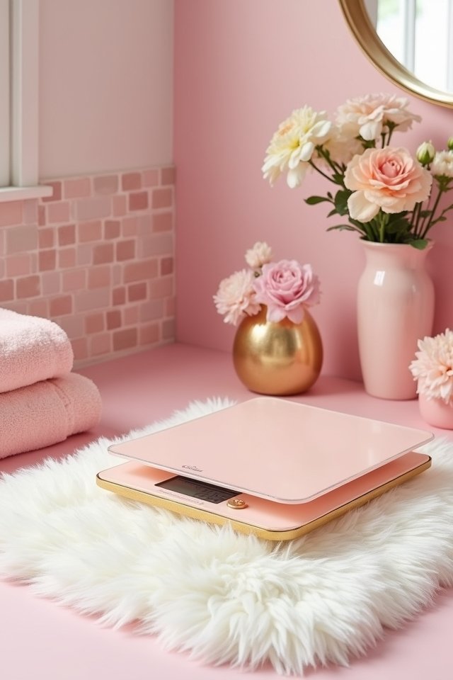 trendy bathroom scale features