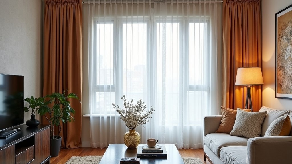 trendy living room curtains
