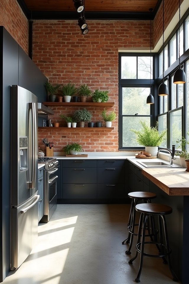 trendy urban kitchen style