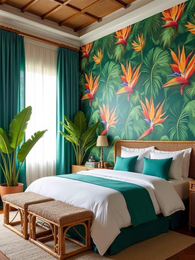 tropical bedroom decor ideas
