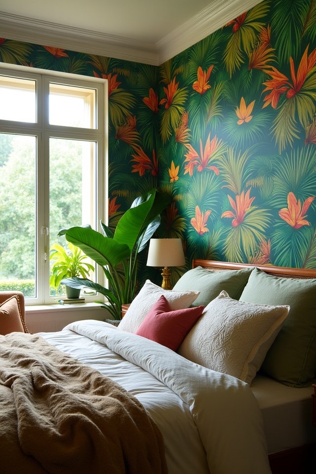 tropical paradise bedroom decor