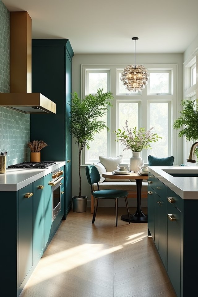 tropical teal and espresso fusion