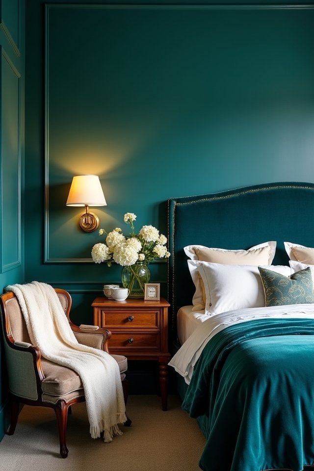 turquoise oasis bedroom design