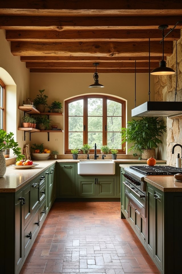 tuscan kitchen earthy warmth