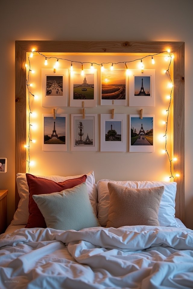 twinkling photos with lights