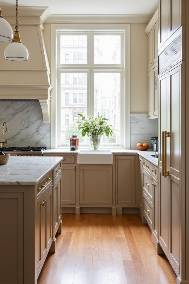 two tone kitchen design elegance