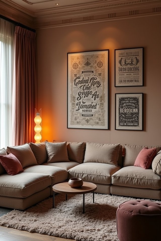typography as wall art