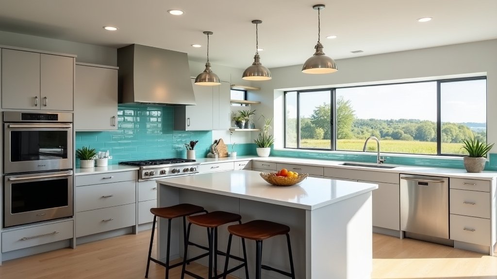 u shaped kitchen designs