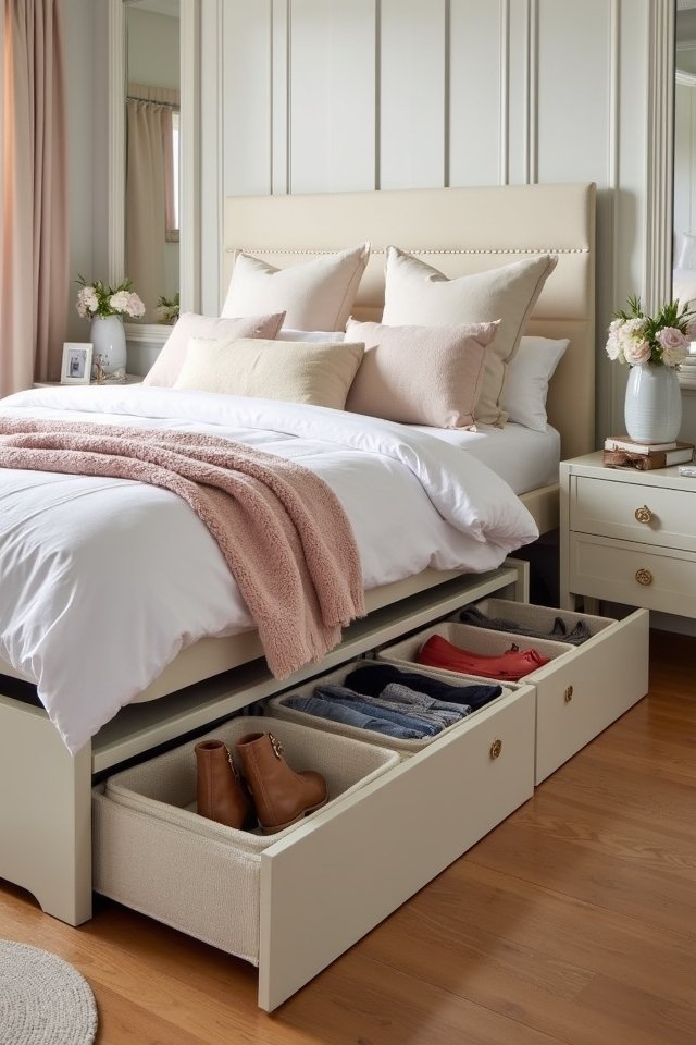 under bed organization solutions await