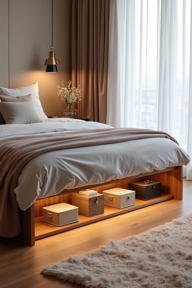 under bed storage organization solution
