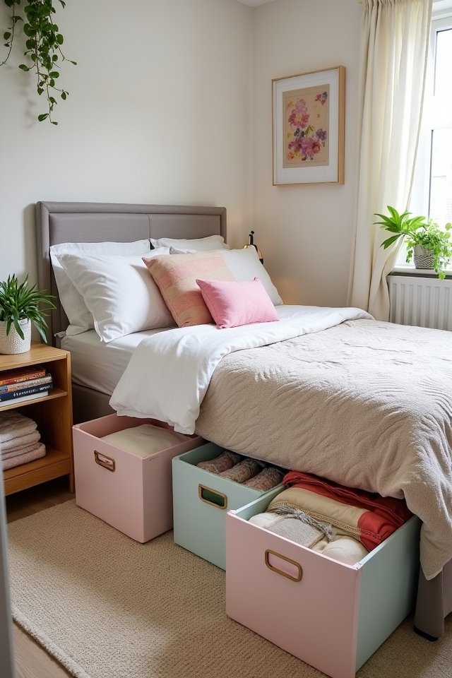 under bed storage organization solutions