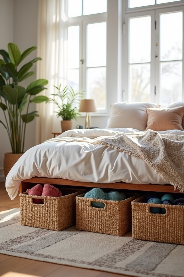 under bed storage organization tips
