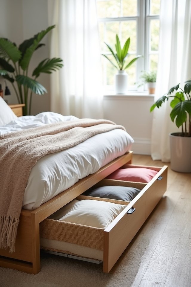 under bed storage organization tips