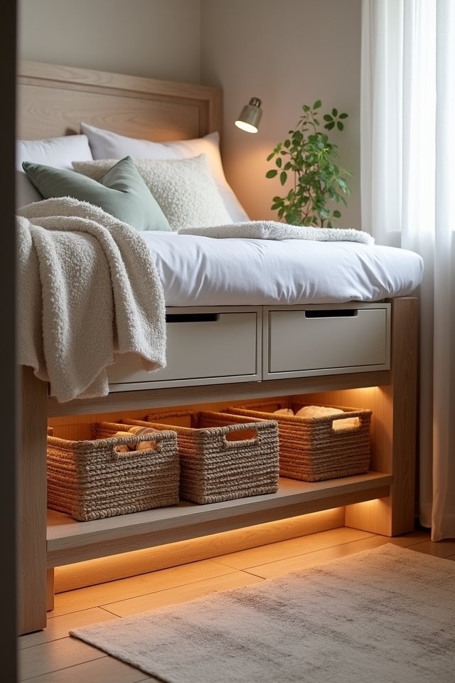 under bed storage solutions maximize space