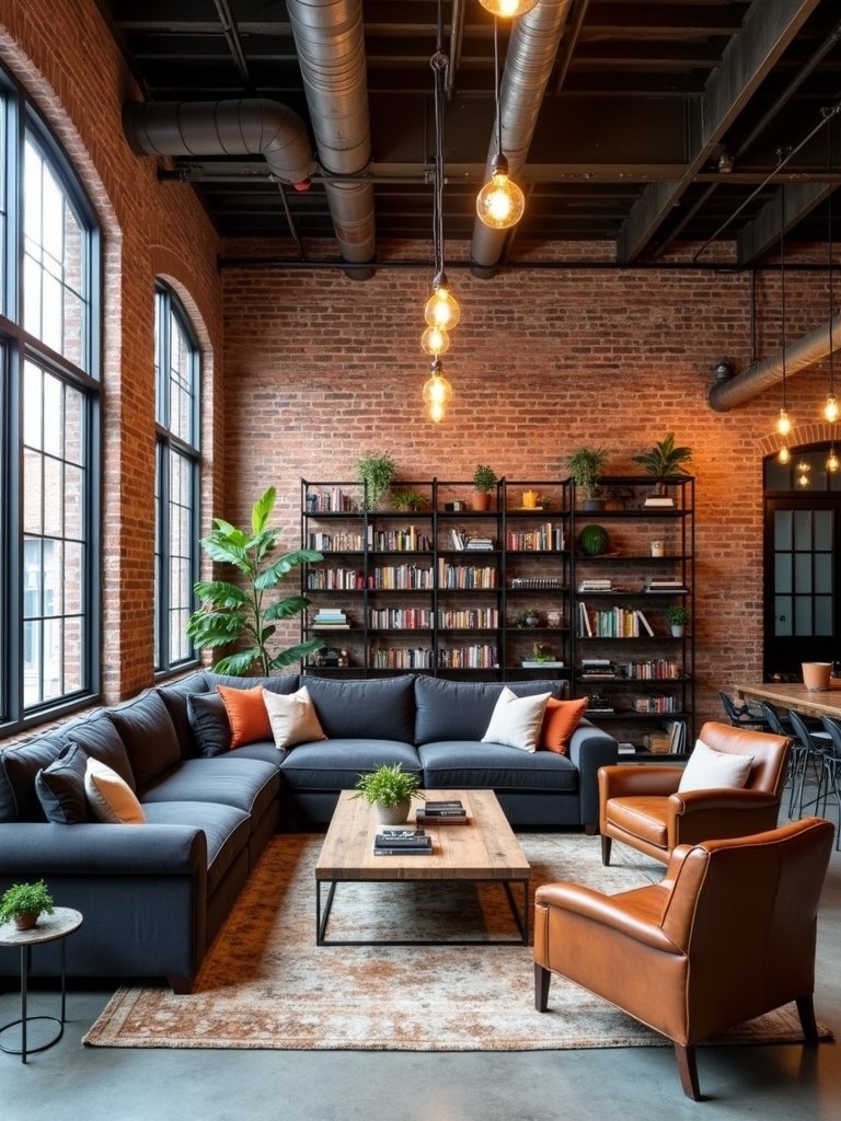 unique architectural living room
