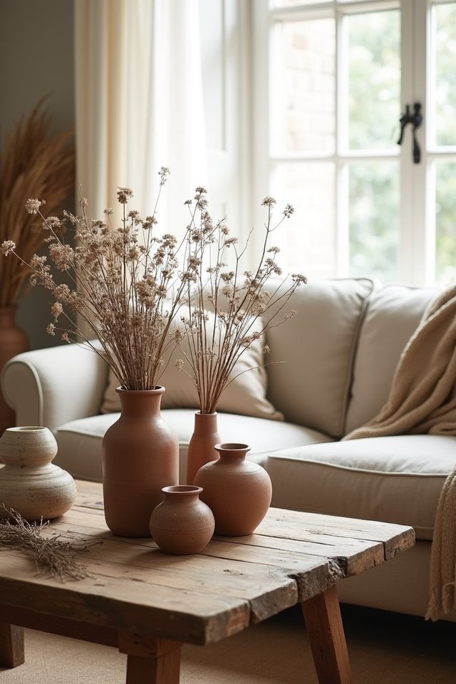 unique handcrafted pottery decor