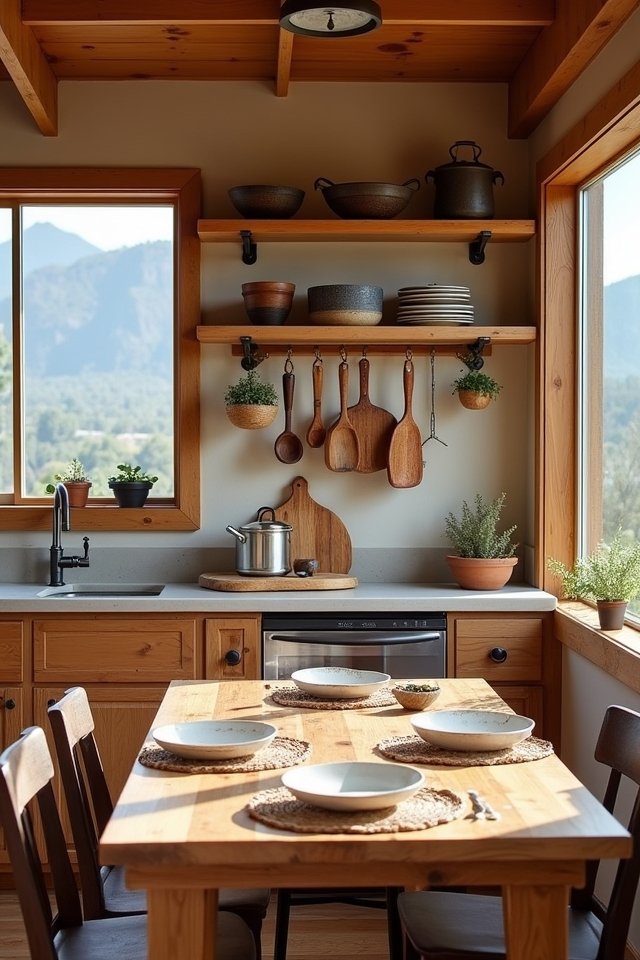 unique handmade kitchenware touches