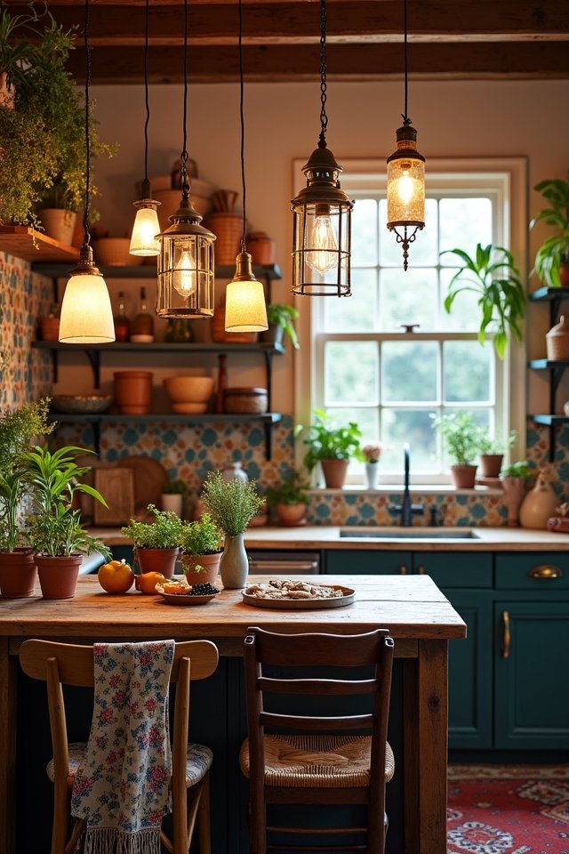 unique kitchen light fixtures