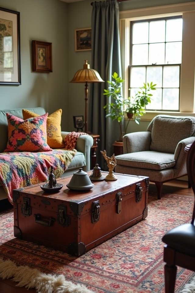 upcycled trunks and suitcases
