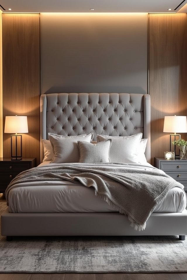 upholstered bed luxury experience