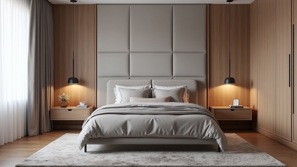 upholstered headboards with nightstands