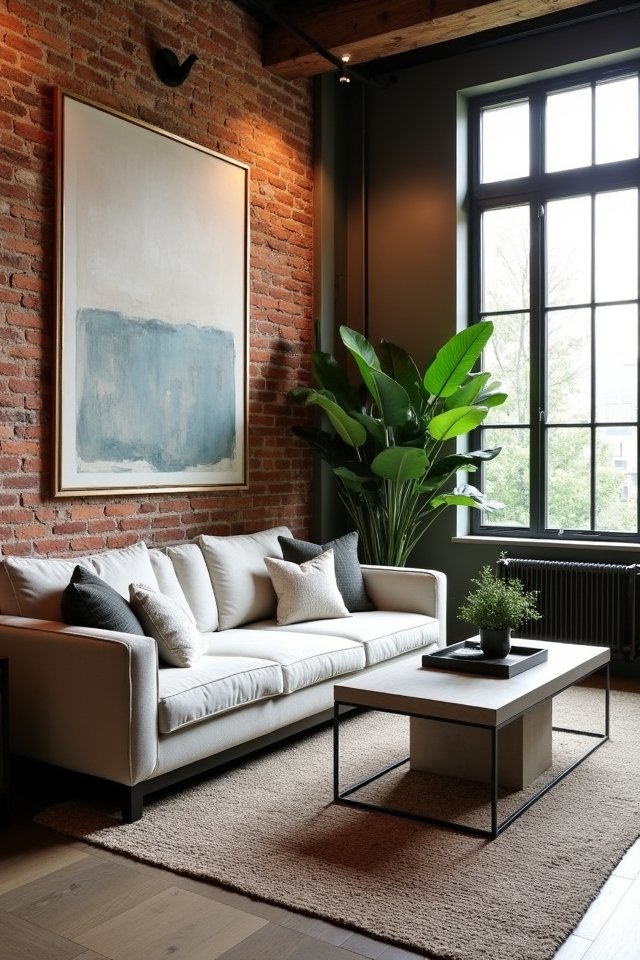 urban chic brick paneling