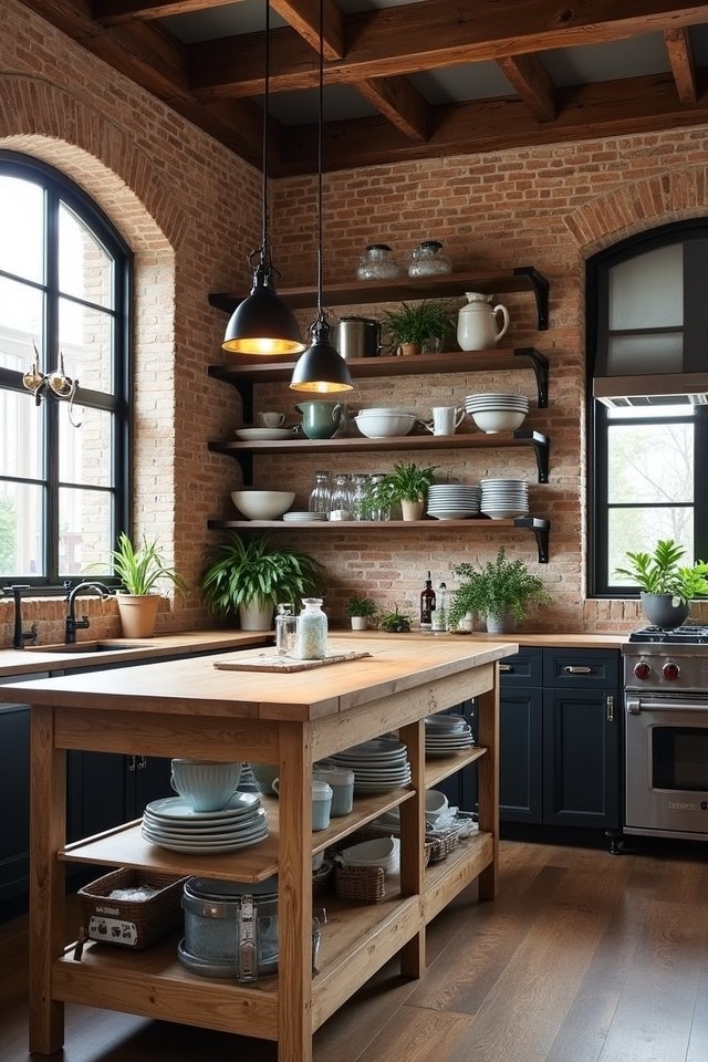 urban industrial kitchen design