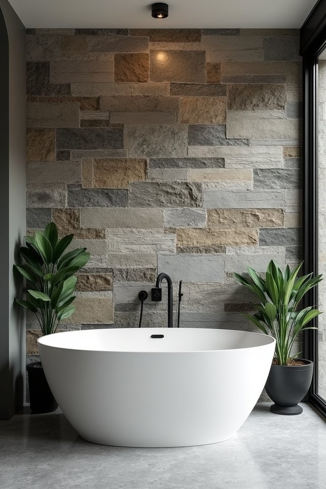 urban sanctuary with stone