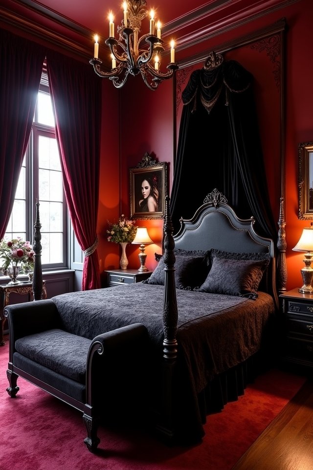 vampire inspired dark color palettes