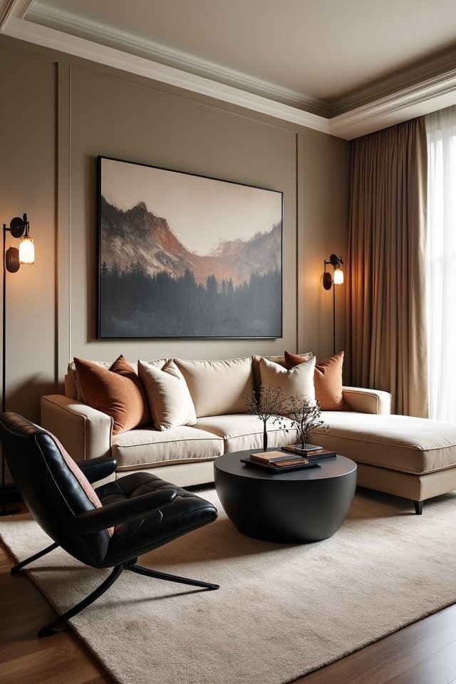velvet and leather luxury