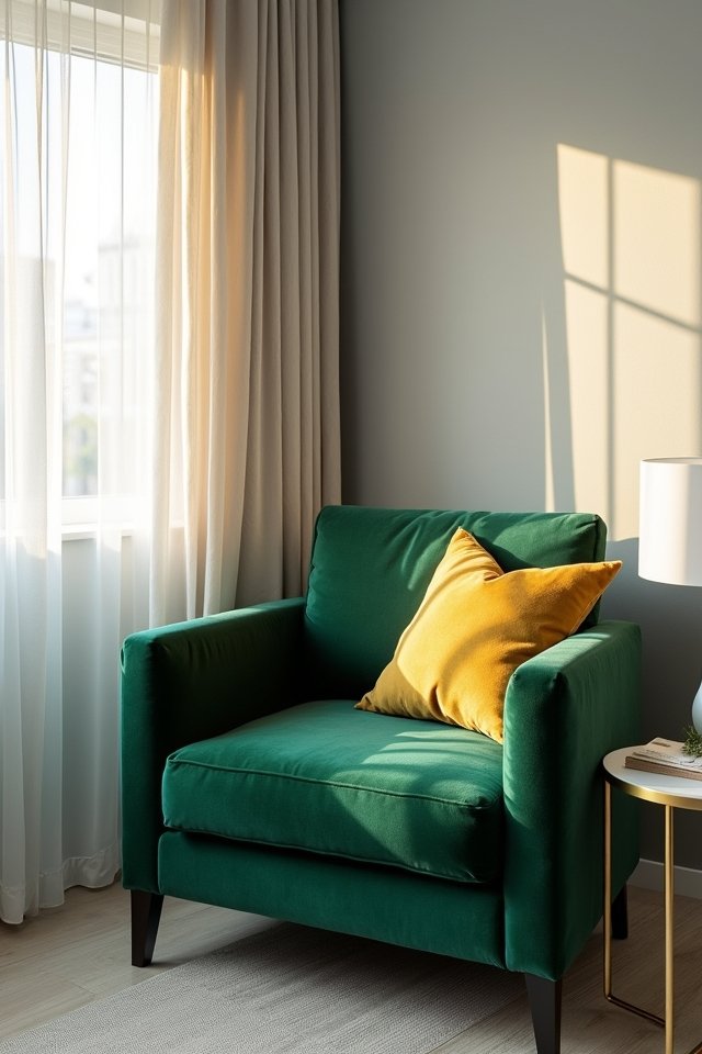 velvet sofa cozy retreat