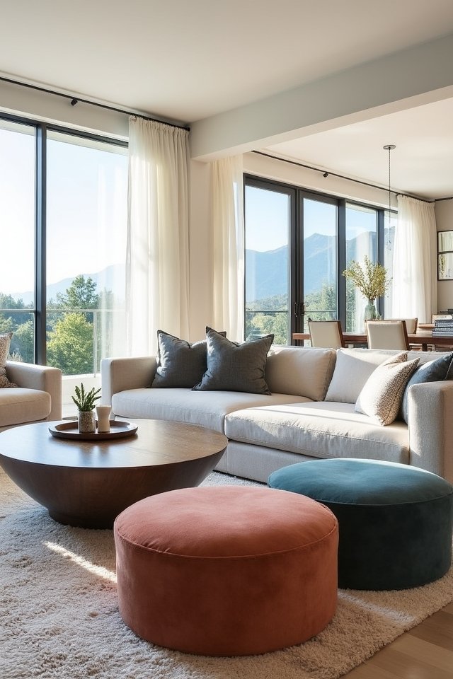 versatile colorful seating options