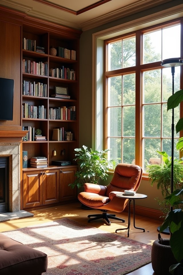 versatile library living room