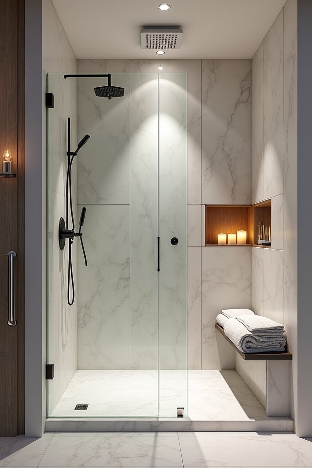versatile luxury shower experience