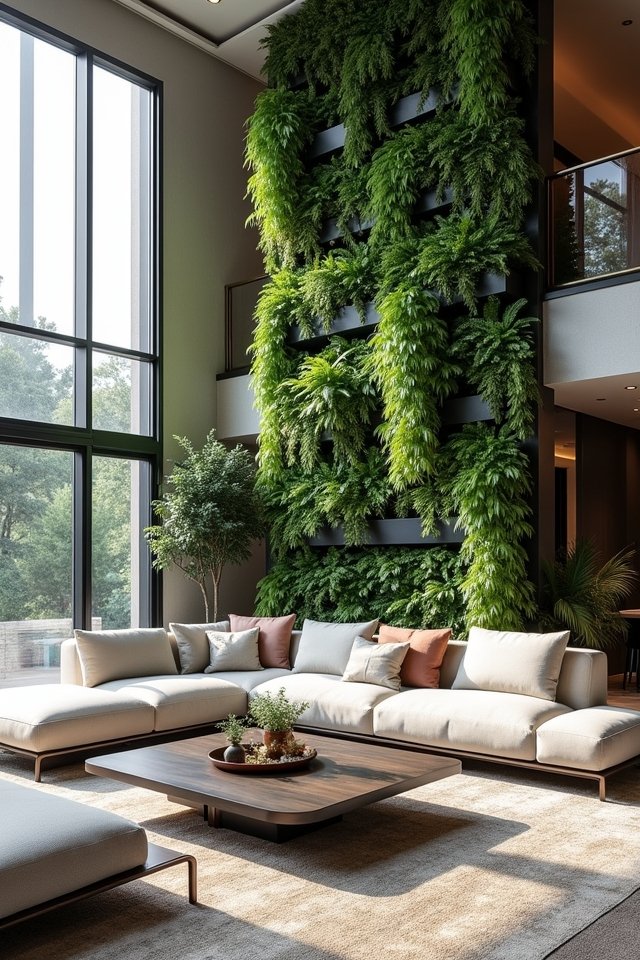 vertical garden for freshness