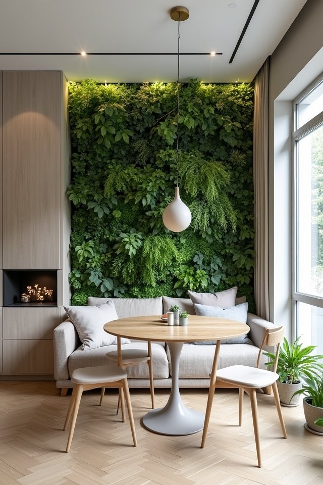 vertical gardens enhance interiors