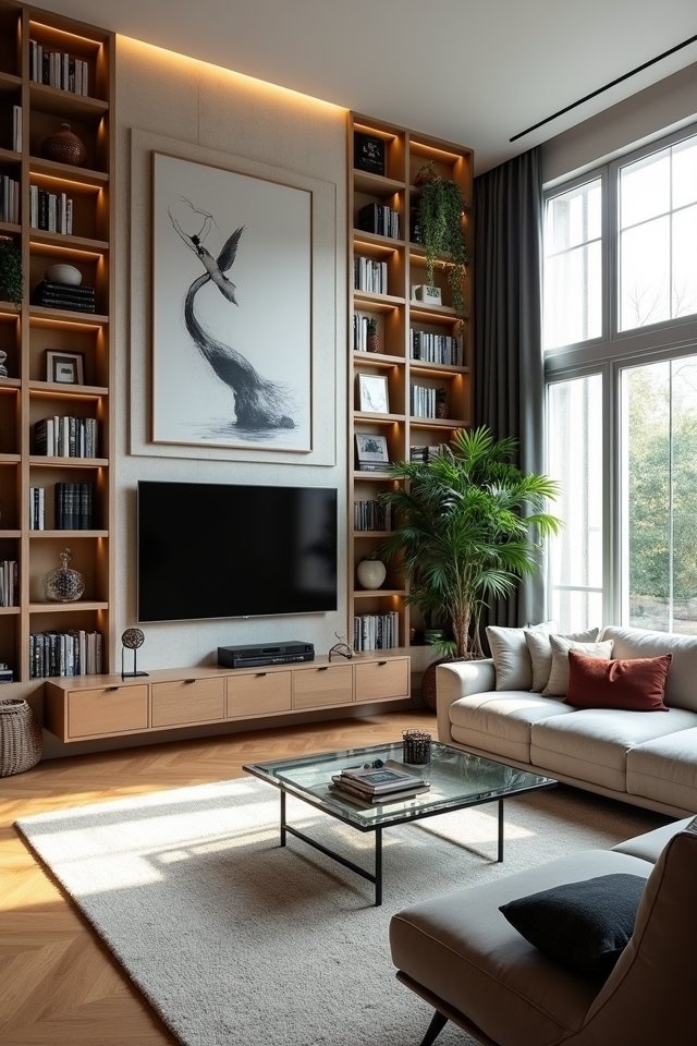 vertical living room ideas