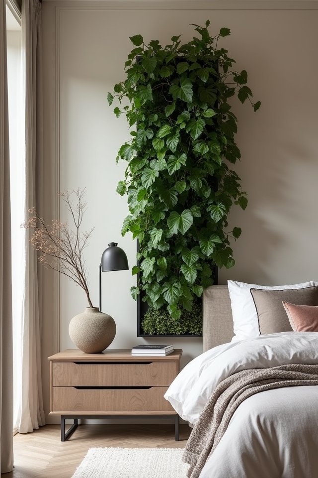 vertical plant wall artistry